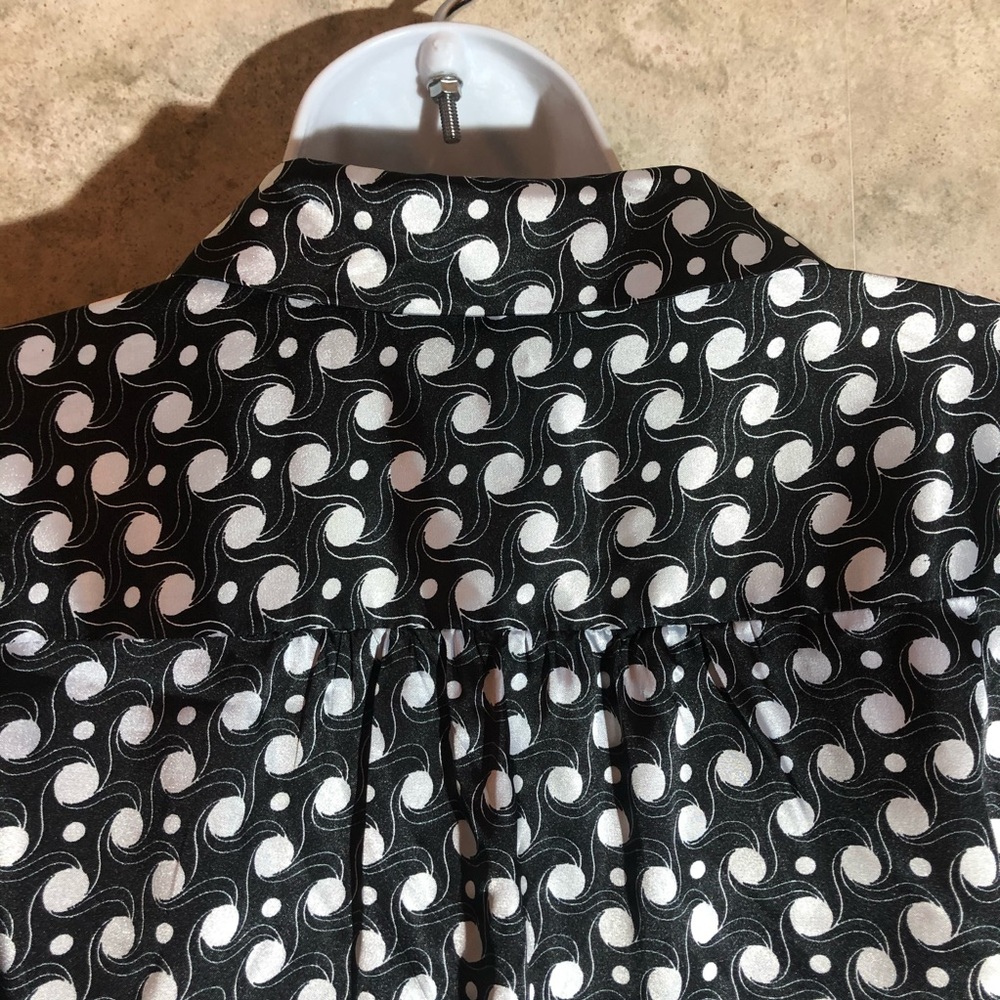 George Silky Smooth Button-Down Blouse - Picture 8 of 10